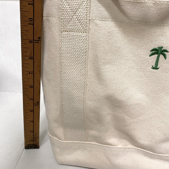 Canvas Tote/Bag with Palm Tree - Picture 8 of 9